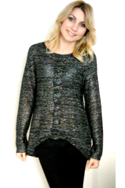 Pull torsade Beige ou Gris