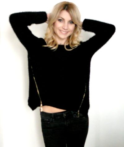 Gros pull doux noir ou beige