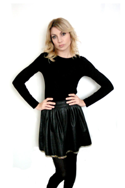 Jupe patineuse chaînettes
