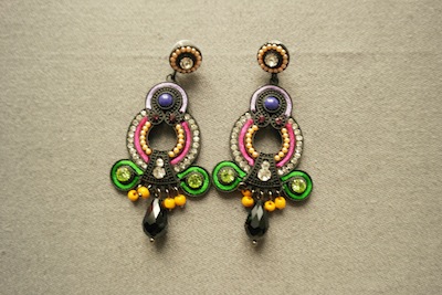 Boucles d'oreilles couleur