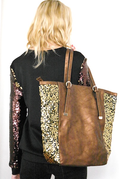 Grand sac 2 en 1 à sequins