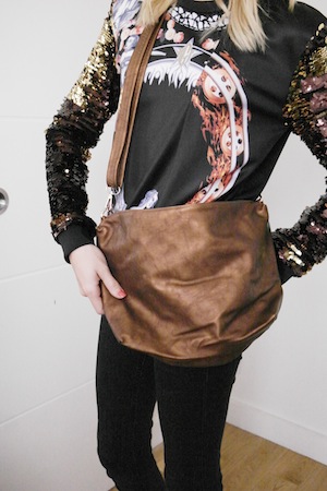Grand sac 2 en 1 à sequins