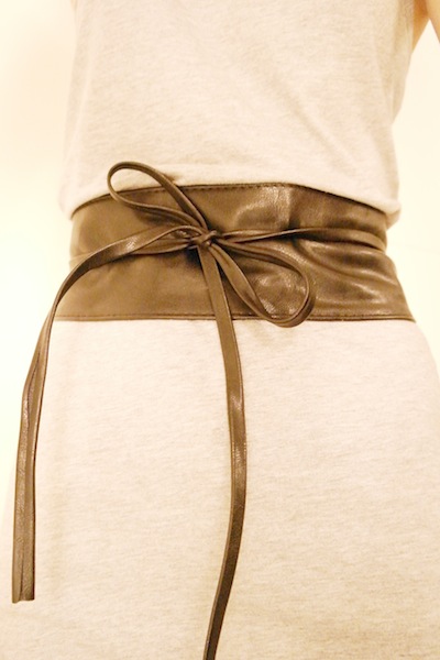 Ceinture large noeud