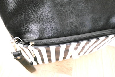 Pochette rayée